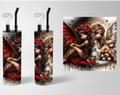Hookah/Bong Devil Angel Art
